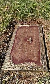 Family upright marker — after restoration